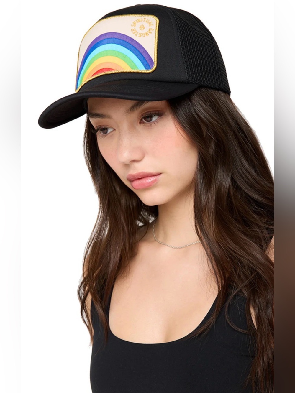 NWT Spiritual Gangster Rainbow Trucker Hat - Picture 6 of 8